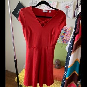 Red Short Dress - New York and Company